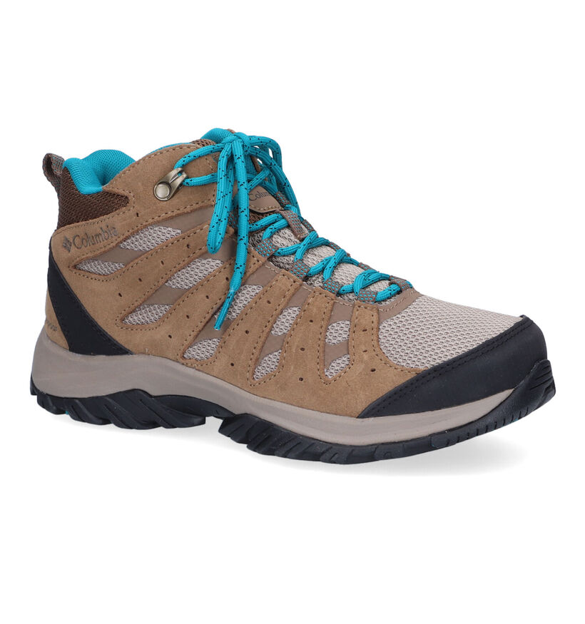 Columbia Redmond III Mid WP Bruine Wandelschoenen voor dames (303808) - geschikt voor steunzolen