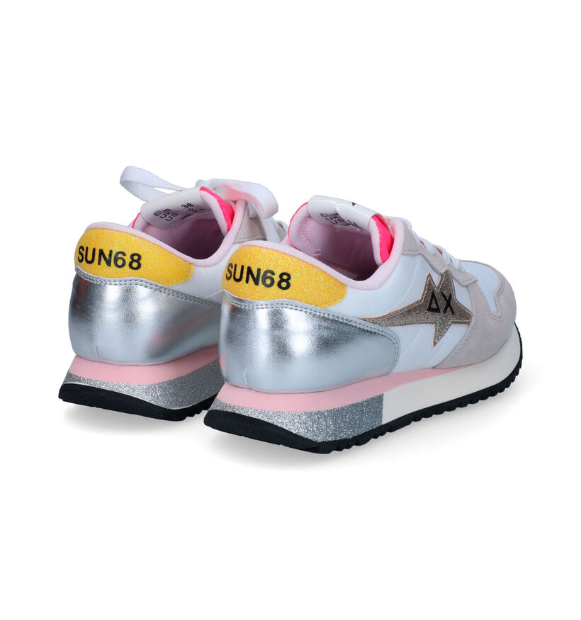 Sun 68 Stargirl Glitter Lila Sneakers voor dames (304665) - geschikt voor steunzolen