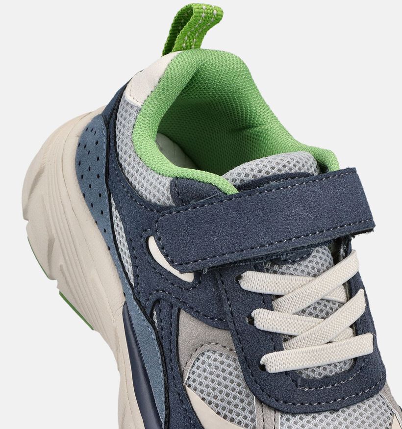 Milo & Mila Baskets basses en Bleu fonc&eacute; pour filles, gar&ccedil;ons (371094)