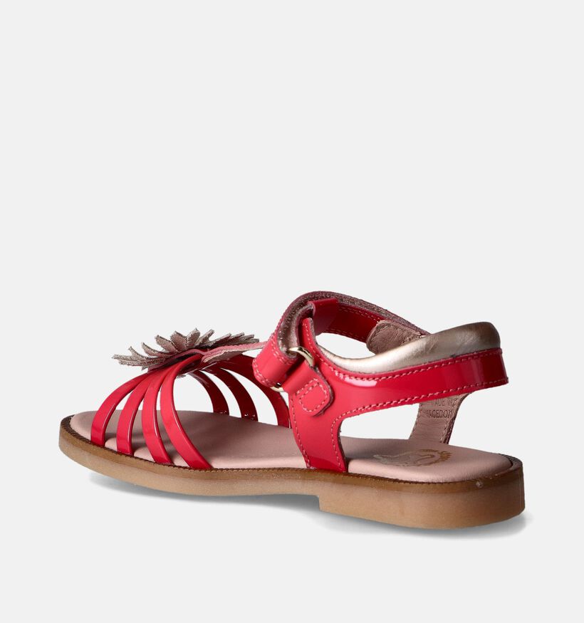 STONES and BONES Misel Sandales en Rouge pour filles (352662)