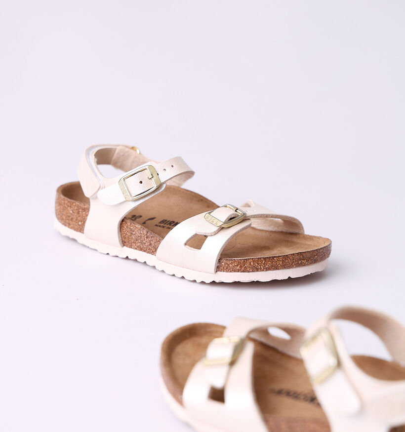 Birkenstock Rio Witte Sandalen voor meisjes (352390)