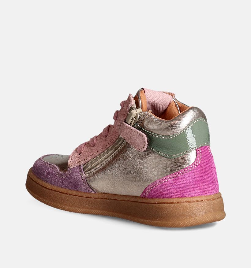 FR by Romagnoli Roze Hoge Sneakers voor meisjes (362374) - geschikt voor steunzolen