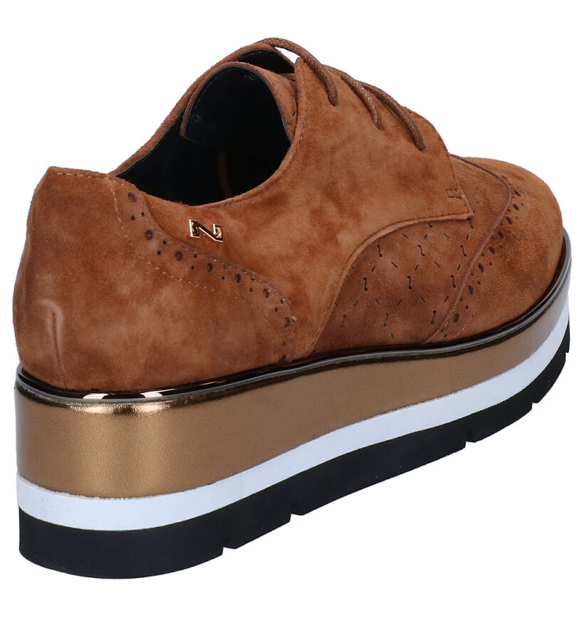 Nathan-Baume Chaussures à lacets en Cognac pour femmes (297853)