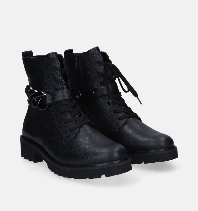 Remonte Boots à lacets en Noir pour femmes (312336) - pour semelles orthopédiques
