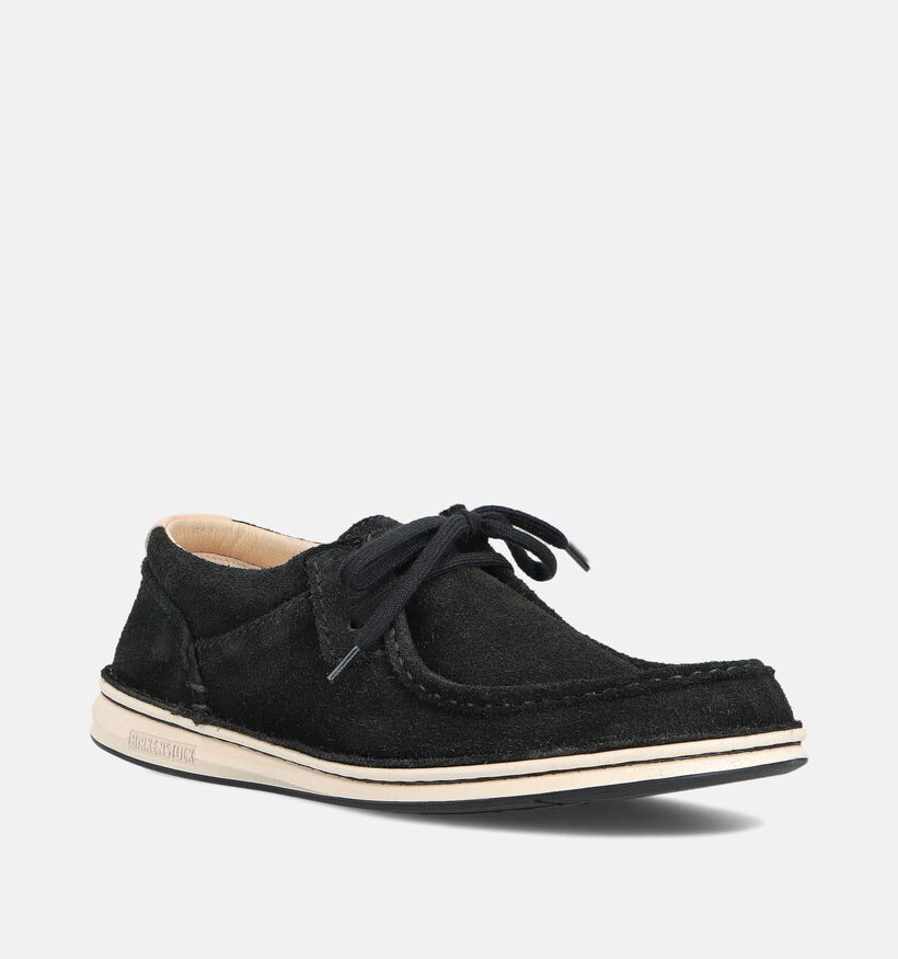 Birkenstock Pasadena Mocassins en Noir pour hommes (360273) - pour semelles orthopédiques