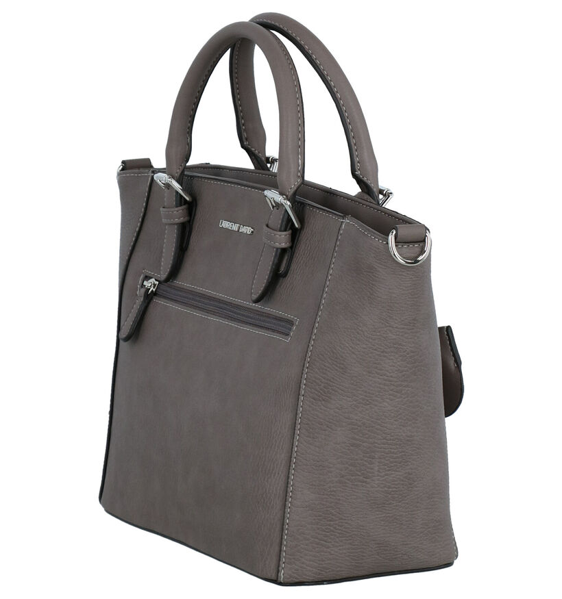 Laurent David Saron Sac à Main en Taupe en simili cuir (260470)