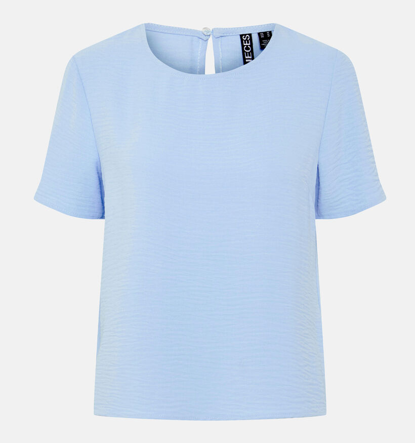Pieces Anna Blauwe T-shirt voor dames (351096)