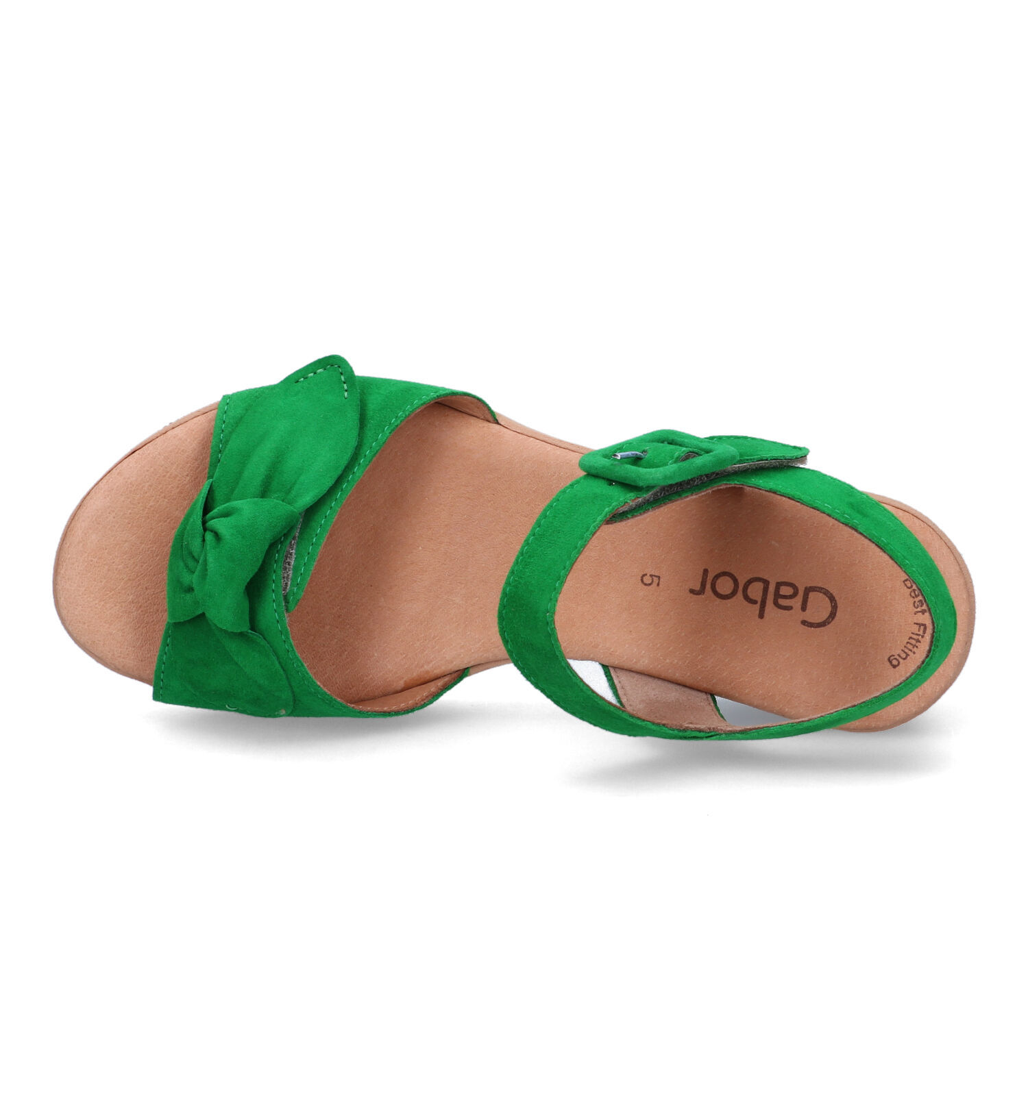 Groene store sandalen gabor