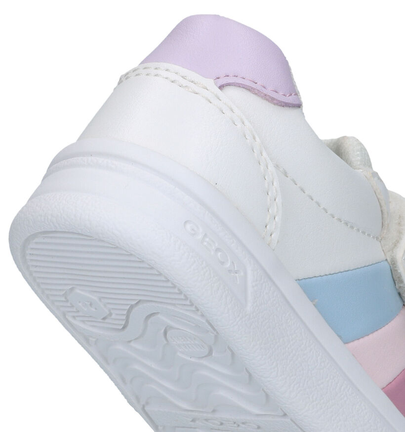 Geox Djrock Witte Sneakers voor meisjes (320648) - geschikt voor steunzolen