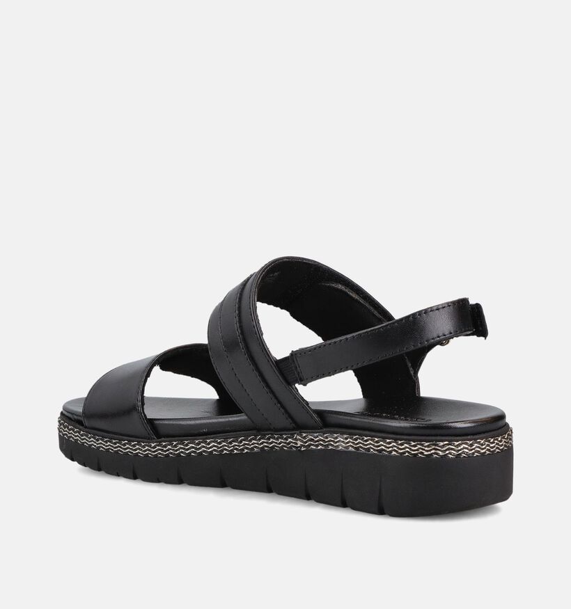 Tamaris Zwarte Sandalen voor Steunzolen voor dames (371691) - geschikt voor steunzolen