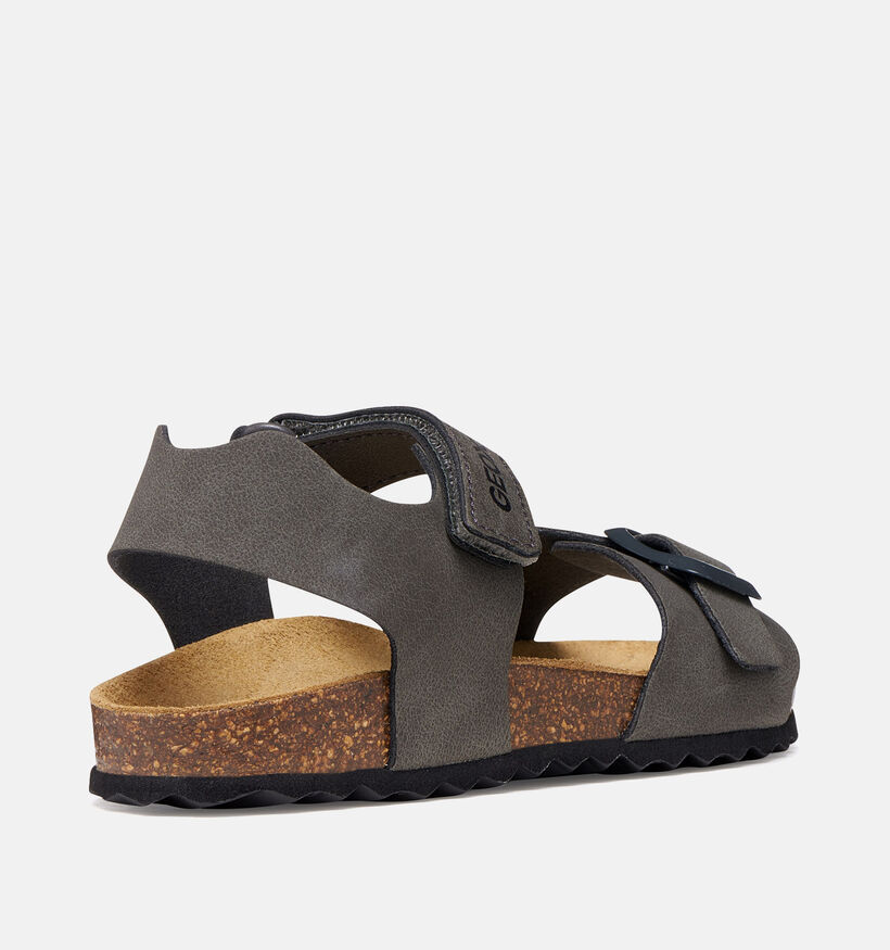 Geox J Ghita Sandales en Gris pour gar&ccedil;ons (369997)