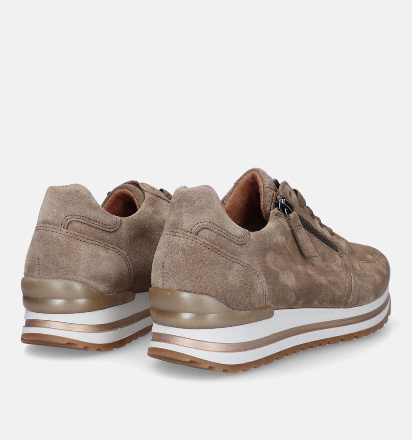 Gabor OptiFit Groene Sneakers voor dames (331148) - geschikt voor steunzolen