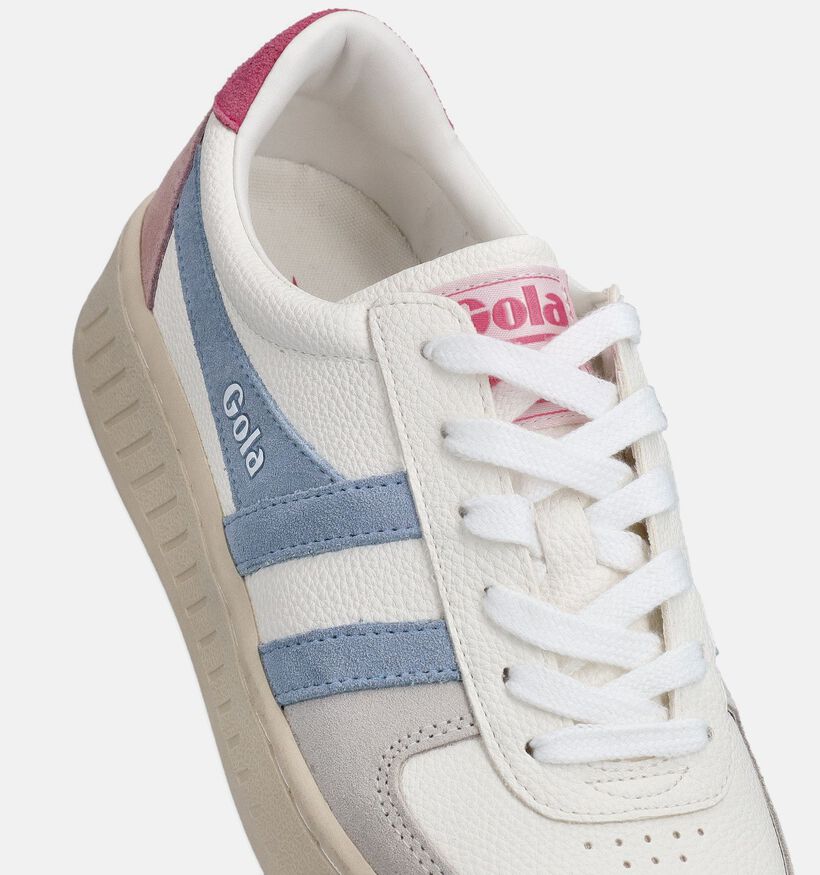 Gola Grandslam Trident Witte Sneakers voor dames (368318) - geschikt voor steunzolen