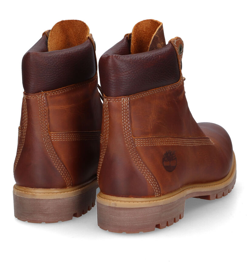 Timberland Heritage 6 IN Premium Bottines en Marron pour hommes (328643)