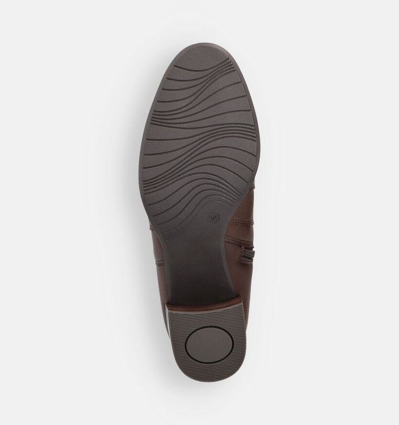 Jana Bottines à talons en Marron foncé pour femmes (362902) - pour semelles orthopédiques