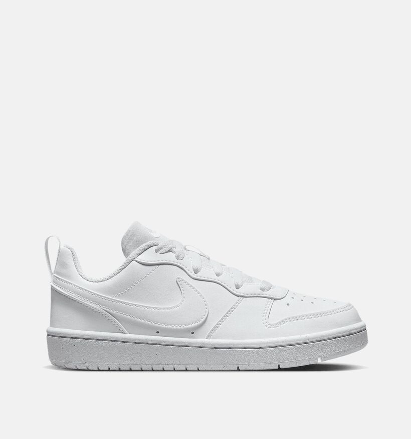 Nike Court Borough LOW 2 GS Witte Sneakers voor meisjes, jongens (350497)