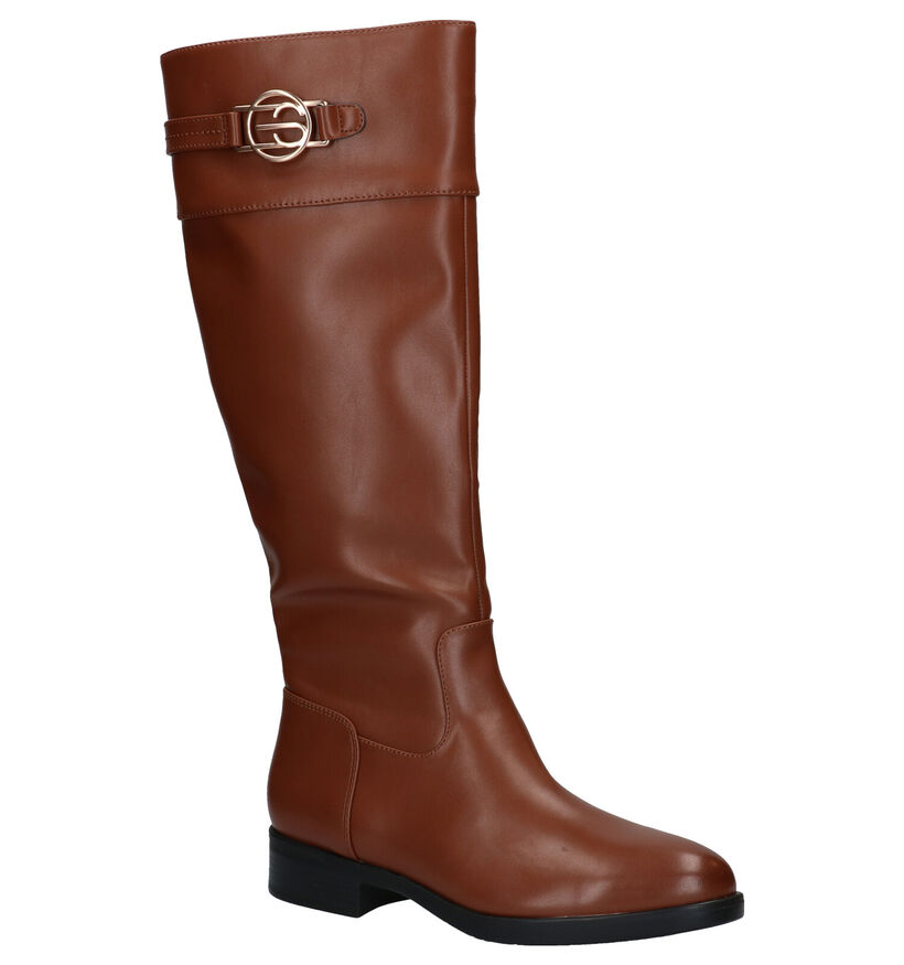 Esprit Jennifer Bottes Longue en Cognac en simili cuir (279818)