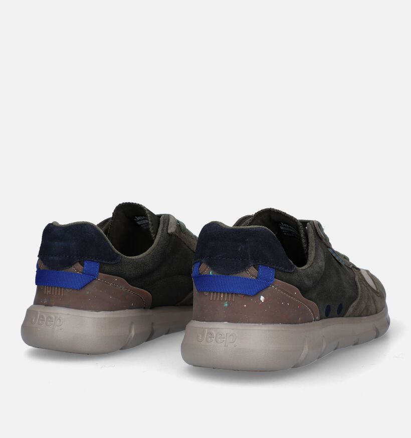 Jeep Tabasco Kaki Veterschoenen voor heren (330965) - geschikt voor steunzolen