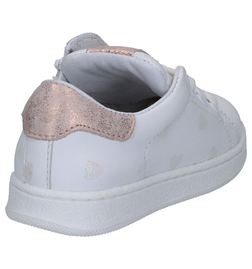 Clic! Baskets basses en Blanc en cuir (270506)