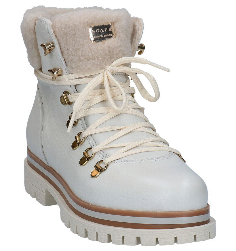 Scapa Ecru Boots in faux fur (281248)