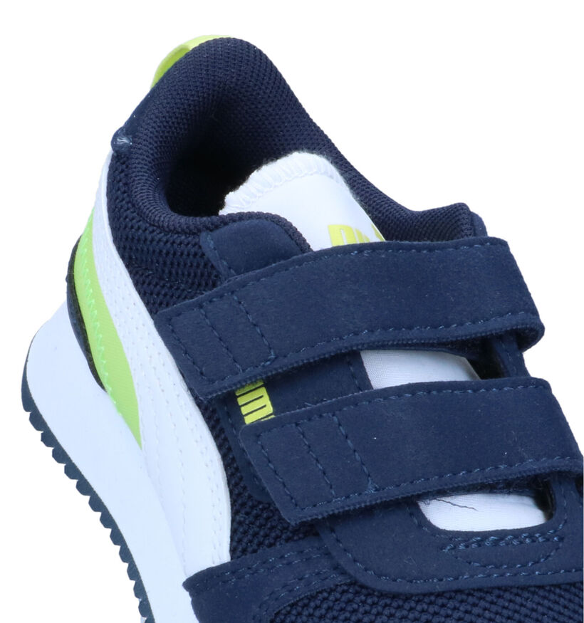 Puma R78 V Baskets en Bleu en simili cuir (318752)