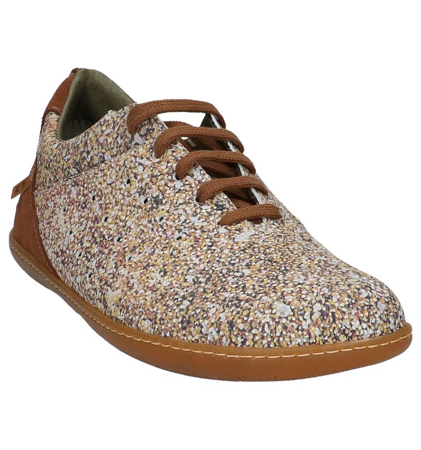 El Naturalista Chaussures à lacets en Cognac en cuir (214143)