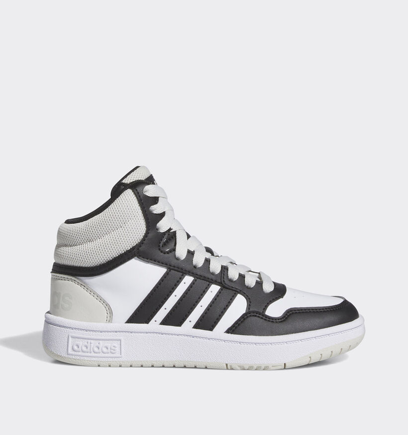 adidas Hoops 3.0 MID Zwarte Sneakers voor jongens, meisjes (348985)