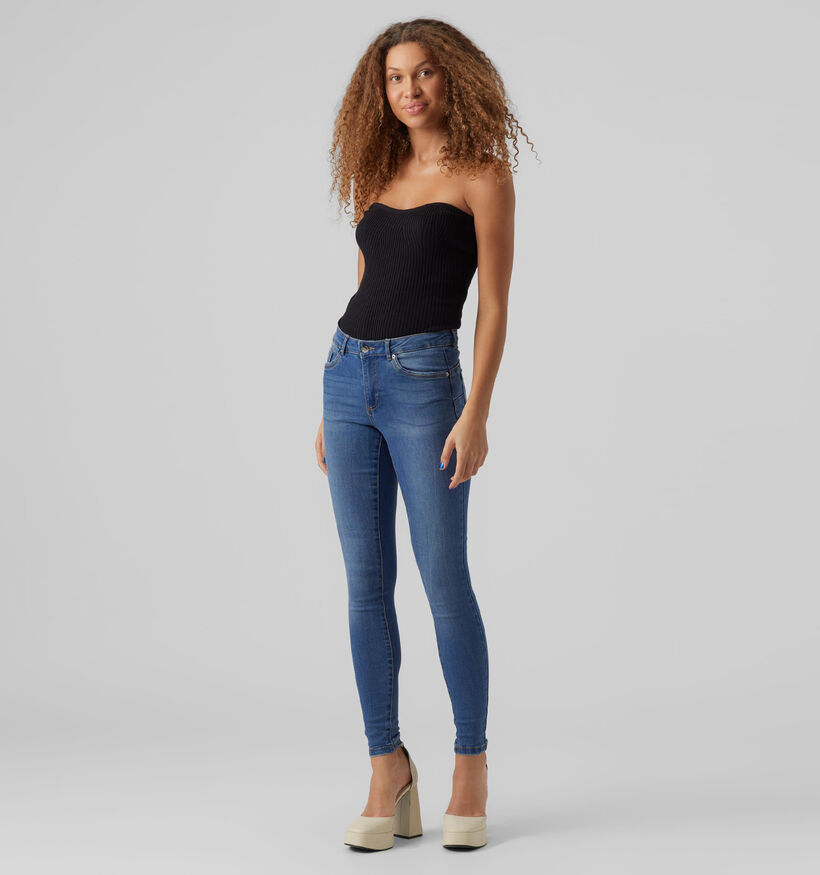 Vero Moda Alia Skinny jeans L30 en Bleu pour femmes (328945)
