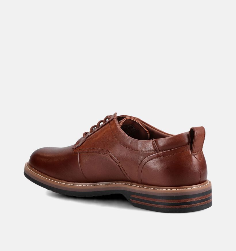 Clarks Aldwin2 Derby Bruine Geklede Veterschoenen voor heren (376478) - geschikt voor steunzolen