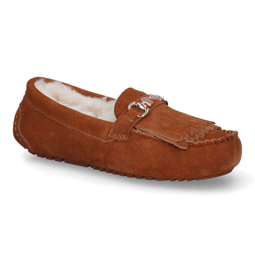 Nathan-Baume Pantoufles fermées en Cognac pour femmes (315986)