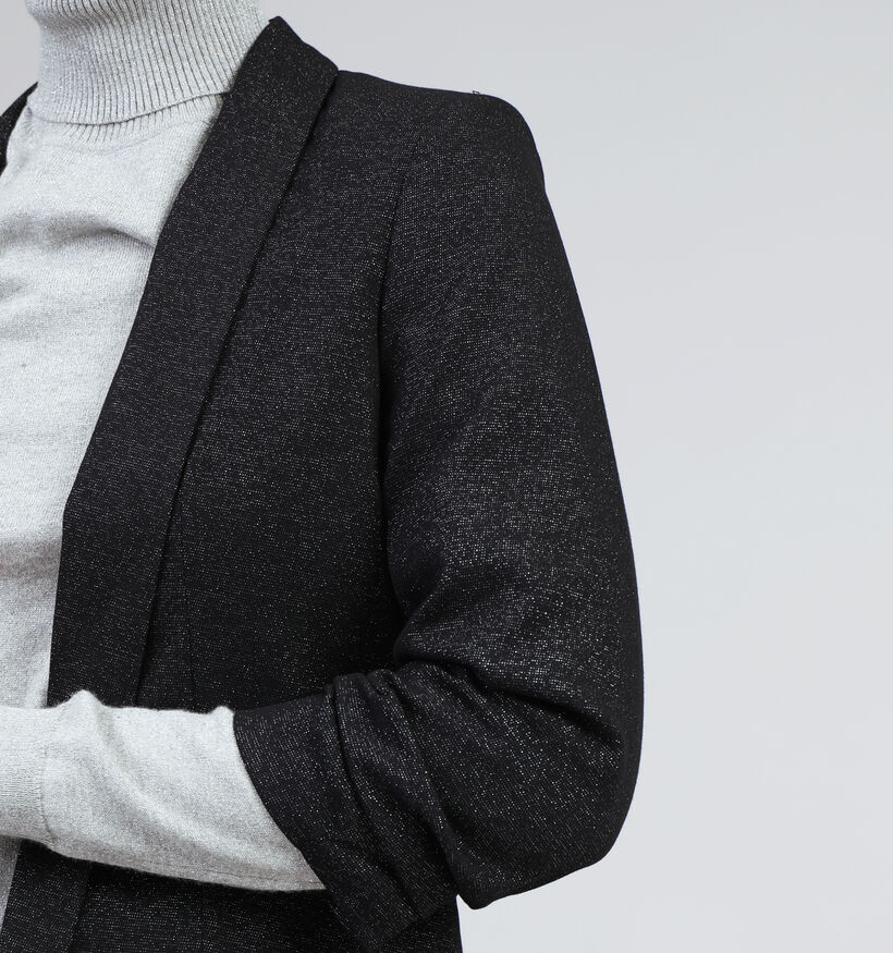 Pieces Bosella Zwarte Glitter blazer voor dames (344972)