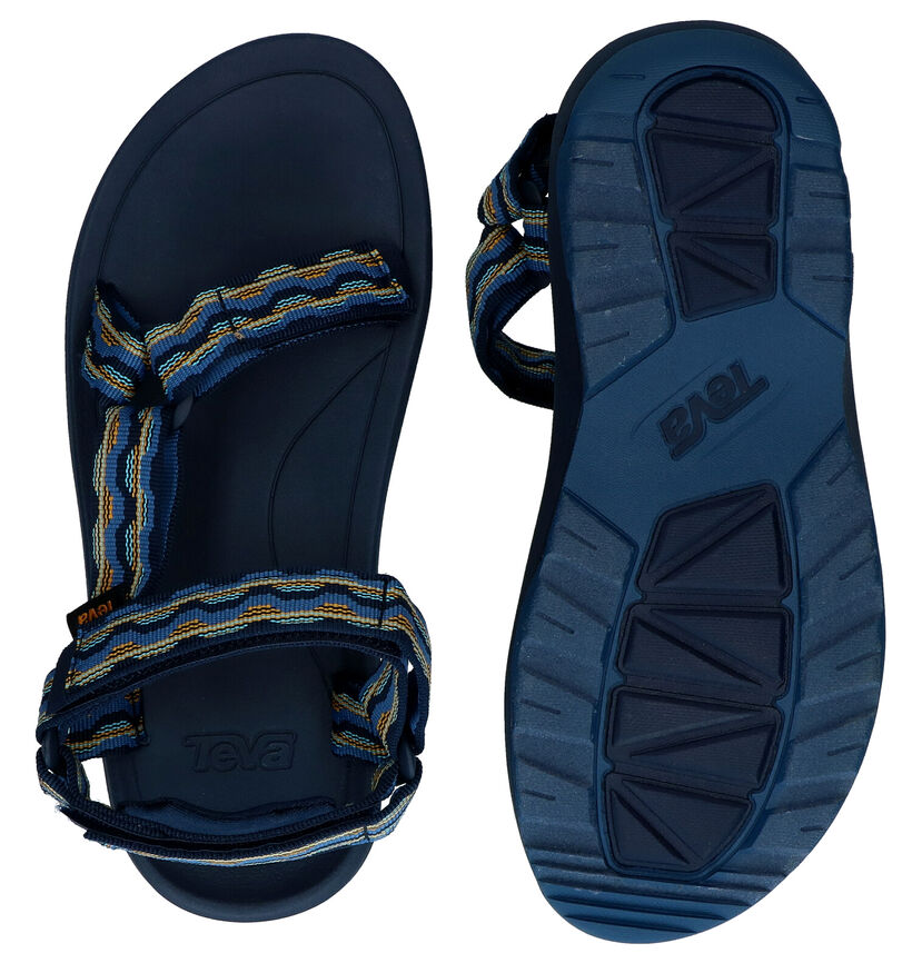 Teva Hurricane Blauwe Sandalen in stof (286623)