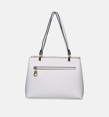 Laurent David Schoudertassen Wit/Goud/Zilver