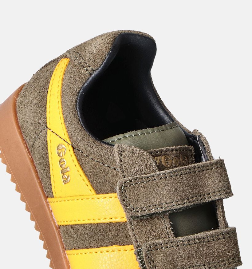 Gola Harrier Strap Kaki Velcroschoenen voor jongens, meisjes (362407)