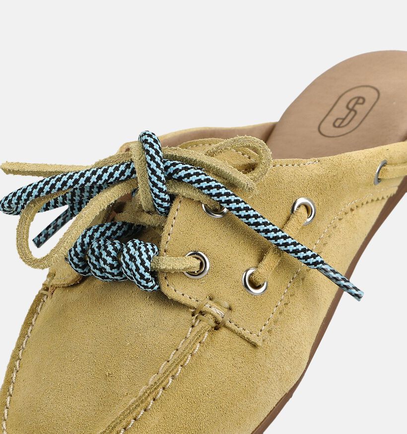 Shoecolate Gele Slippers voor dames (384044)