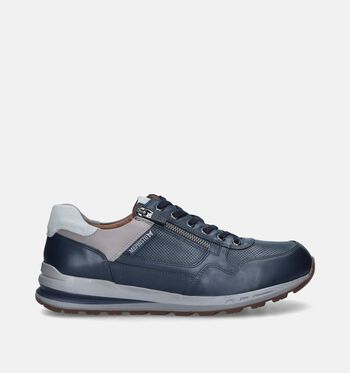 Chaussures à lacets bleu