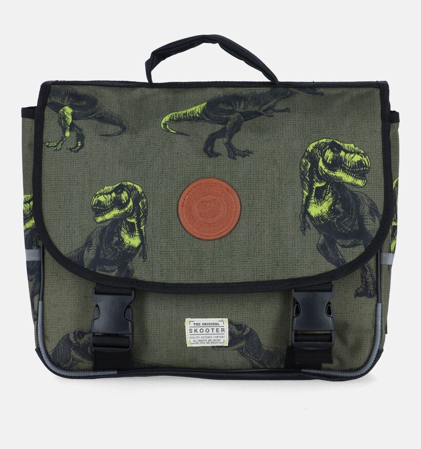 Skooter Groene Boekentas met dino's voor jongens (329143)