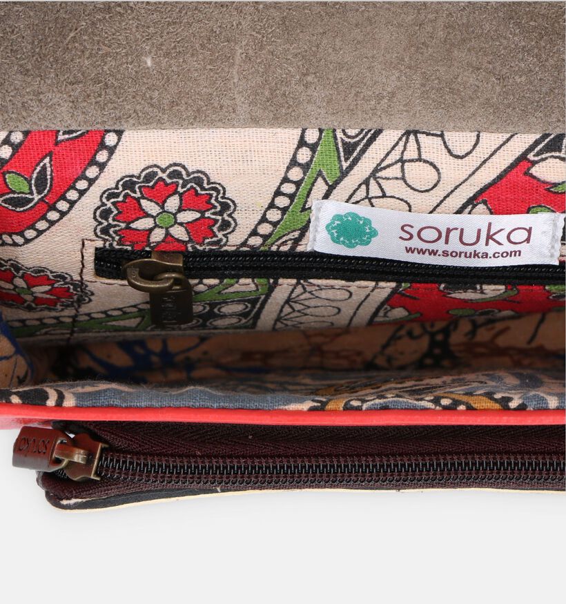 Soruka Grace Loop Reversible Basic Rode Crossbody Tas voor dames (342292)