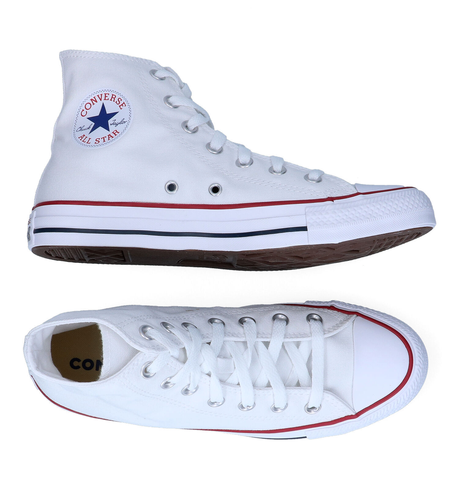 Converse Chuck Taylor AS Witte Sneakers Dames Sneakers Online