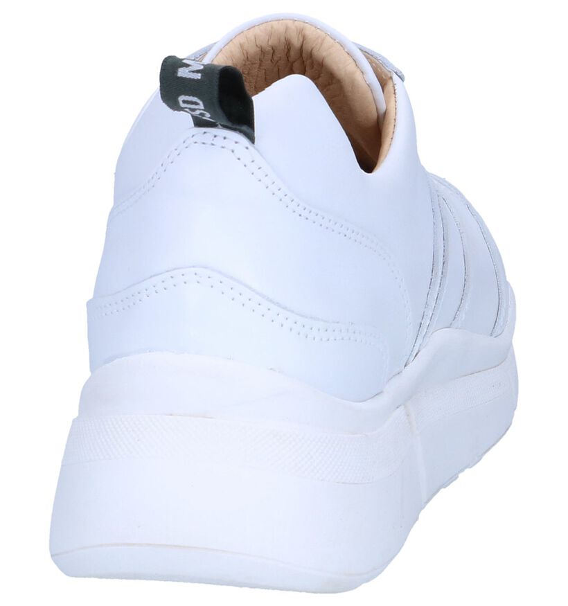 Deabused Baskets basses en Blanc en cuir (263733)