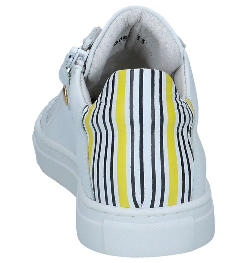Witte Veterschoenen Hampton Bays in leer (245749)