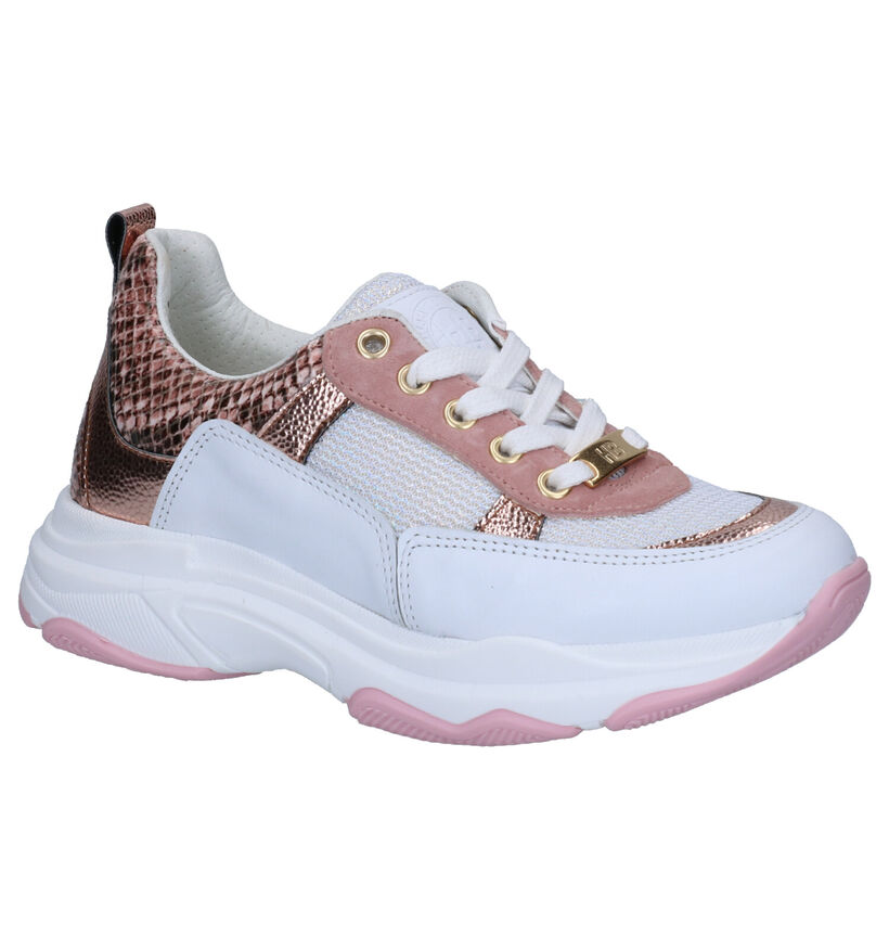 Hampton Bays Baskets basses en Or rose en cuir (270781)