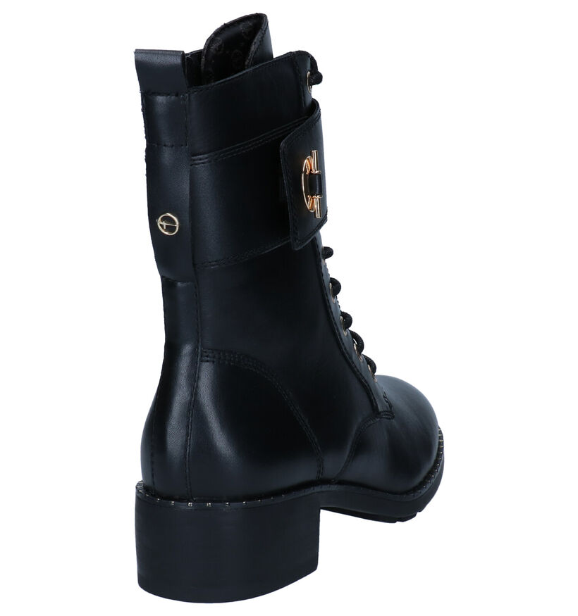 Tamaris Touch It Bottines en Noir en cuir (296787)