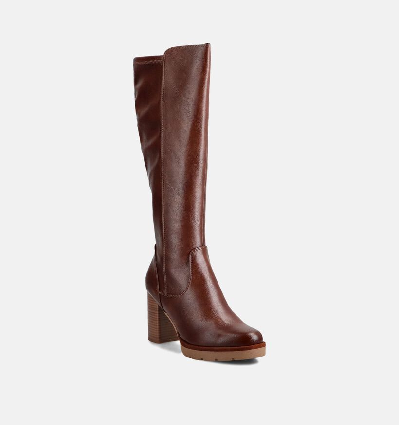 Marco Tozzi Bottes hautes en Cognac pour femmes (370687)