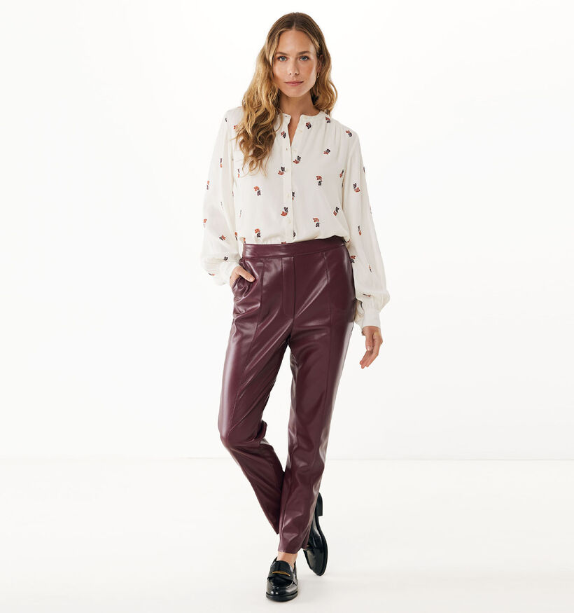Mexx Embroidery Blouse en Blanc pour femmes (362296)