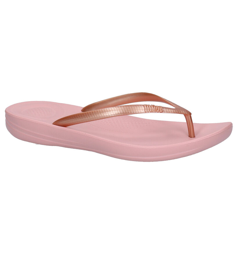 FitFlop Iqushion Ergonomic Nu-pieds en Rose en synthétique (280239)