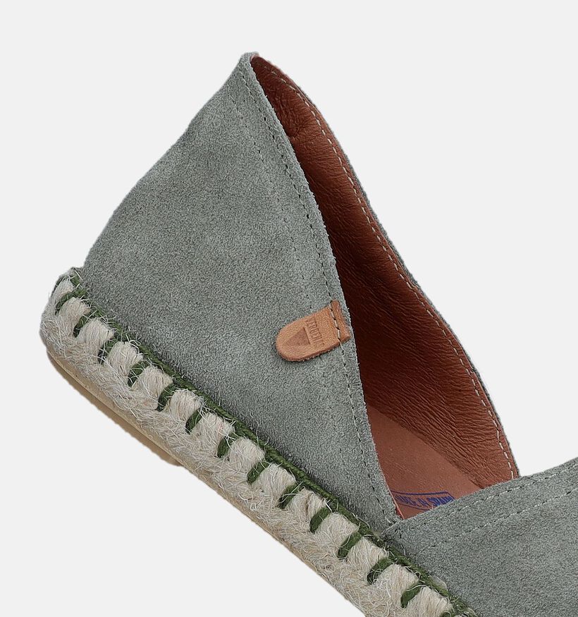 Verbenas Carmen Espadrilles en Vert Kaki pour femmes (341215)