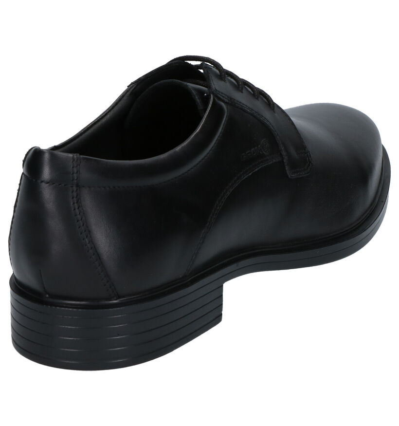 Geox Gladwin Chaussures habillées en Noir en cuir (251609)