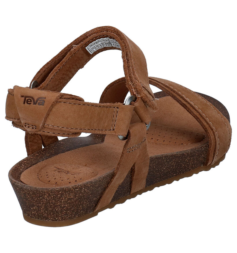 Teva Mahonia Sandales en Noir en nubuck (289236)