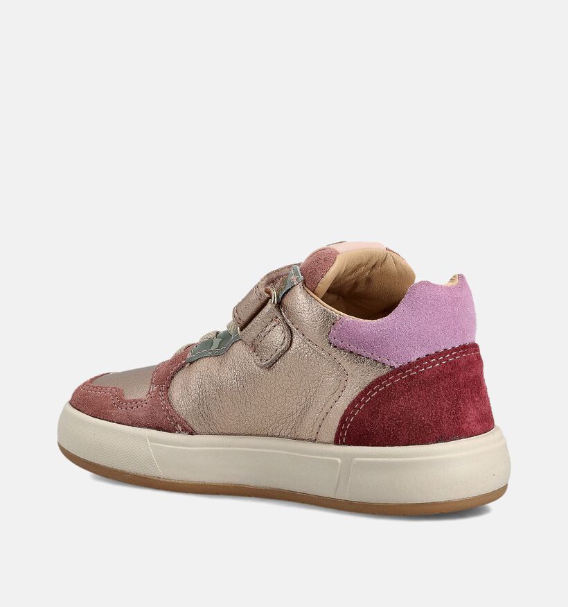 STONES and BONES Palmy Gouden/Roze Hoge Sneakers STONES and BONES Palmy Gouden/Roze Hoge Sneakers voor meisjes (362030) - geschikt voor steunzolen